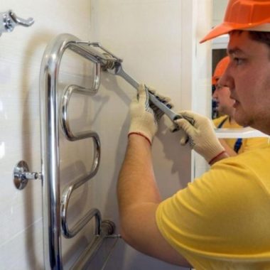 Замена полотенцесушителя